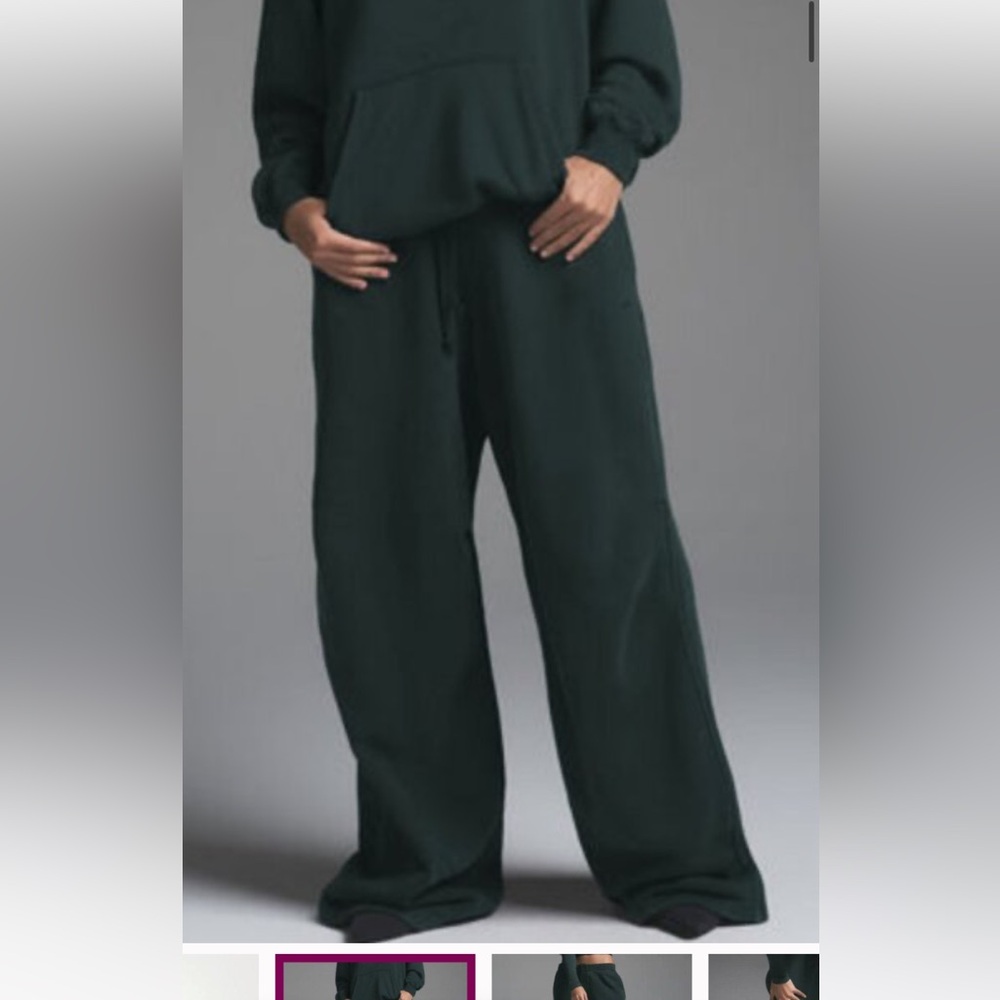 SKIMS Dark Green Track Pants